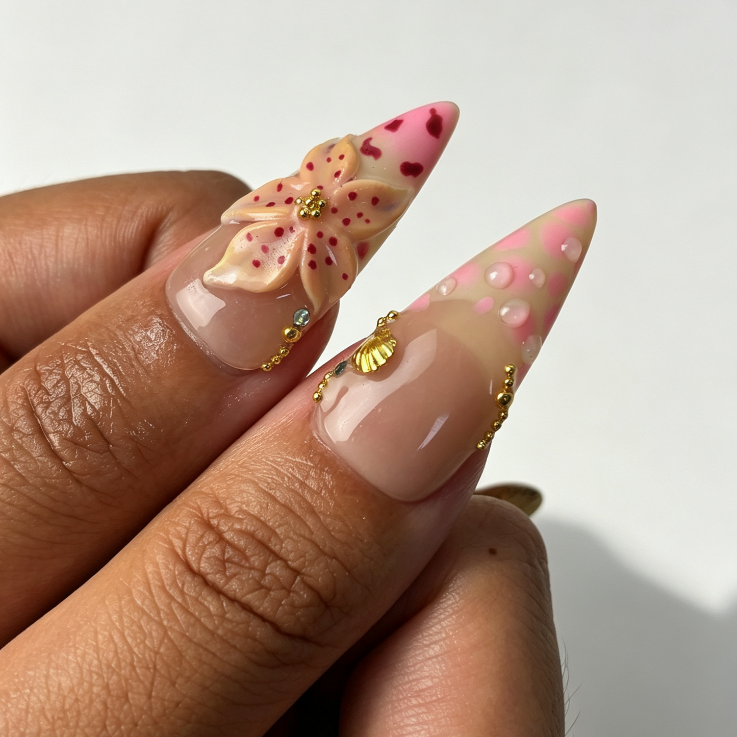 Peach Filigree
